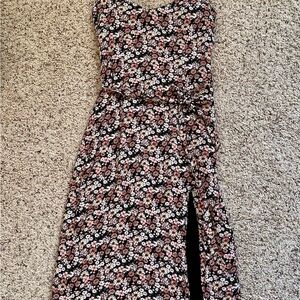 Abercrombie & Fitch Floral Dress - Black and Pink